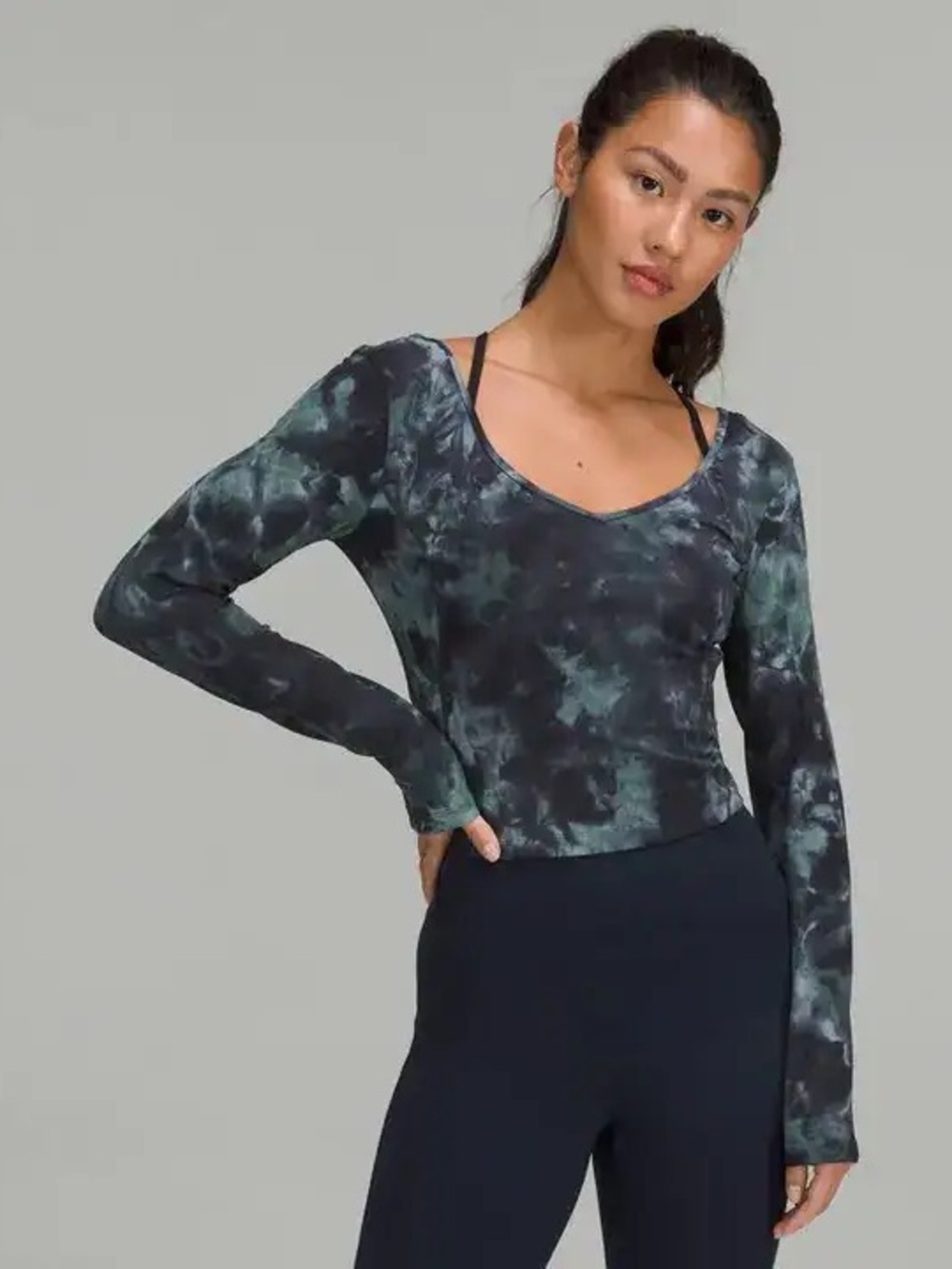 Lululemon Align Long Sleeve Shirt Size 2 in Diamond Dye